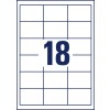 Stempelowanie rysunku pojedynczego arkusza A4, artykuł: 3671, etykiety uniwersalne, format: 64 x 45 mm, 18 etykiet/arkusz?