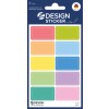 Opakowanie: Z-Design, Artykuł: 4420, Naklejki do opisywania, 85 x 160 mm, Małe opakowanie, 20 naklejek / 2 arkusze.