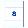 Rysunek wykrojnika pojedynczego arkusza A4, Artykuł: 4782-65, Etykiety uniwersalne, Format: 97 x 67,7 mm, 8 etykiet/arkusz?
