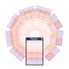 Opakowanie z arkuszem etykiet: Z-Design Etykiety imienne, Artykuł: 51031, Format: 130 x 183 x 5 mm Zawartość: 243 naklejki / 9 arkuszy, 27 naklejek/arkusz