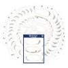 Opakowanie z arkuszem etykiet: Z-Design Etykiety do oznaczania, Artykuł: 51042, Format: 130 x 183 x 5 mm Zawartość: 90 naklejek / 30 arkuszy, 3 naklejki/arkusz.
