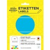 Ilustracja opakowania: Avery Zweckform uniwersalne etykiety ręcznego opisywania, artykuł: 51046, format: 98 x 51 mm, zawartość: 90 etykiet / 30 arkuszy, 3 etykiety/arkusz.
