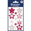 Opakowanie: Z-Design, artykuł: 52890, naklejki świąteczne, 85 x 160 mm, małe opakowanie, 24 naklejki / 3 arkusze.