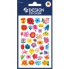 Opakowanie: Z-Design, artykuł: 54304, naklejki kwiatowe, 85 x 160 mm, małe opakowanie, 117 naklejek / 3 arkusze.