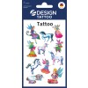 Opakowanie: Z-Design, Artykuł: 56390, Tatuaże dla dzieci, 85 x 160 mm, Małe opakowanie, 11 tatuaży / 1 arkusz