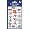Opakowanie: Z-Design, Artykuł: 56693, Tatuaże dla dzieci, 85 x 160 mm, Małe opakowanie, 17 tatuaży / 1 arkusz.