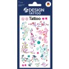 Opakowanie: Z-Design, Artykuł: 56749, Tatuaże dla dzieci, 85 x 160 mm, Małe opakowanie, 17 tatuaży / 1 arkusz