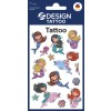 Obrazek opakowania: Z-Design, Produkt: 56763, Tatuaże dla dzieci, 85 x 160 mm, Małe opakowanie, 14 tatuaży / 1 arkusz.