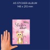 Porównanie wielkości z ręką, artykuł: 57794, jeden arkusz dziecięcego albumu na naklejki, format: 148 x 210 mm, kolor: biały?