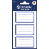 Opakowanie: Z-Design, Artykuł: 59286, Etykiety na książki, 85 x 160 mm, Małe opakowanie, 9 etykiet / 3 arkusze.