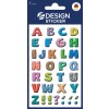 Opakowanie: Z-Design, produkt: 59334, etykiety literowe, 85 x 160 mm, małe opakowanie, 87 naklejek / 3 arkusze.