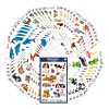 Opakowanie z arkuszem etykiet: Z-Design Zestaw Naklejek, Artykuł: 59992, Format: 130 x 183 x 5 mm, Zawartość: 520 naklejek / 40 arkuszy, 13 naklejek/arkusz.