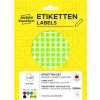 Opakowanie: Avery Zweckform, Artykuł: 59994, Kolorowe punkty oznaczające, Format: ⌀ 8 mm, Zawartość: 3.328 punktów oznaczających / 32 arkusze, 104 punkty oznaczające/arkusz.