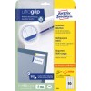 Obraz na opakowaniu: Avery Zweckform Etykiety uniwersalne, trwale przylegające, artykuł: 6121, format: 38 x 21,2 mm, odpowiednie do drukarek: Inkjet, laser czarno-biały, kolorowy laser, zawartość: 1.950 etykiet / 30 arkuszy, 65 etykiet/arkusz.