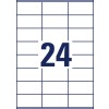 Rysunek wykrojnika pojedyncza karta A4, Artykuł: 6122, Etykiety, Biuro domowe, Małe opakowanie, Format: 70 x 36 mm, 24 etykiety/arkusz?
