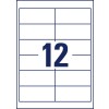 Rysunek wykroju pojedynczego arkusza A4, Artykuł: 6123, Etykiety, Biuro domowe, Małe opakowanie, Format: 97 x 42,3 mm, 12 etykiet/arkusz?