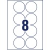 Rysunek sztancowany pojedynczy arkusz A4, artykuł: 6228-10, okrągłe etykiety, format: ⌀ 69 mm, 8 etykiet/arkusz?