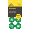 Opakowanie: Avery Zweckform Non A4 Etykiety kontrolne, artykuł: 6946-2026, format: ⌀ 30 mm, zawartość: 80 etykiet kontrolnych / 10 arkuszy, 8 etykiet kontrolnych/arkusz.