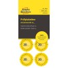 Opakowanie: Avery Zweckform etykiety kontrolne Non A4, artykuł: 7902, format: ⌀ 30 mm, zawartość: 80 etykiet kontrolnych / 10 arkuszy, 8 etykiet kontrolnych/arkusz.
