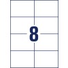 Rysunek wykrojnika pojedynczego arkusza A4, artykuł: 8024-300, etykiety wysyłkowe, format: 105 x 74 mm, 8 etykiet/arkusz?