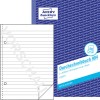 Ilustracja produktu z podglądem formularza: Avery Zweckform, artykuł: 904, książeczka samoprzylepna, 148 x 210 mm, A5, 2 x 50 arkuszy/książka.