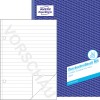 Ilustracja produktu z podglądem formularza: Avery Zweckform, artykuł: 905, książka do kopiowania, 210 x 297 mm, A4, 2 x 50 arkuszy/książka.