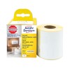 Opakowanie z rolką etykiet: Avery Zweckform Rolki-Etykiety, Artykuł: ASS0722430, Format: 54 x 101 mm, Przystosowanie do drukarek: Drukarki termiczne, Dymo LabelWriter* seria 300, seria 400, seria 450, 4XL, bezprzewodowe, Zawartość: 110 etykiet / 1 rolka, 110 etykiet/rolka.