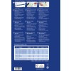 Obraz jest przewodnikiem po produktach dla wizytówek Quick&Clean, zawierającym szczegóły dotyczące opcji drukowania, materiałów, wymiarów i różnych języków. Podkreśla specyfikacje produktu i zawiera instrukcje dotyczące projektowania i drukowania kart w domu.
