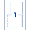 Rysunek wykroju pojedynczy arkusz A4, artykuł: C32250-25, wkładka CD, format: 151 x 118 mm, /arkusz?