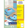 Opakowanie: Avery Zweckform wkładki do CD, Artykuł: C32250-25, Format: 151 x 118 mm, Zdatność do drukowania: Inkjet, laser czarno-biały, kolorowy laser, Zawartość: 25 arkuszy.