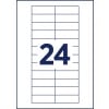 Rysunek wykroju pojedynczy arkusz A4, artykuł: DPC6422A-10, wsuwki Quick&Clean, format: 22 x 64 mm.
