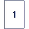 Rysunek wykroju pojedynczy arkusz A4, Artykuł: J8167-25, Etykiety wysyłkowe, Format: 199,6 x 289,1 mm, 1 etykieta/arkusz?