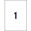 Rysunek sztancowania pojedynczego arkusza A4, Artykuł: J8867-5, Tabliczki magnetyczne, Format: 210 x 297 mm, 1 etykieta/arkusz?