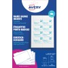 Opakowanie: Avery Zweckform, artykuł: L4727-20, format: 54 x 90 mm, odpowiednie do druku: Inkjet, kolorowy laser, czarno-biały laser, kopiarki, zawartość: 200 identyfikatorów / 20 arkuszy.