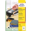Opakowanie: Avery Zweckform Inne etykiety do nośników danych, Produkt: L4742REV-25, Format: 78,7 x 46,6 mm, Druk: atramentowe, laserowe czarno-białe, laser kolorowy, Zawartość: 300 etykiet / 25 arkuszy, 12 etykiet/arkusz.