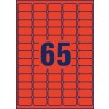 Rycinowy projekt pojedynczego arkusza A4, artykuł: L4790-20, kolorowe etykiety, usuwalne, format: 38,1 x 21,2 mm, 65 etykiet/arkusz.