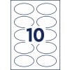 Rysunek wykrojnika, pojedynczy arkusz A4, artykuł: L4882-20, etykiety imienne, format: 85 x 50 mm.
