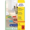 Opakowanie: Avery Zweckform Kolorowe etykiety organizacyjne, usuwalne, artykuł: L6038-20, format: 45,7 x 21,2 mm, odpowiednie do drukarek: inkjet, laser czarno-biały, laser kolorowy, zawartość: 960 etykiet / 20 arkuszy, 48 etykiet/arkusz.