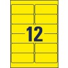 Rysunek wykroju pojedyncza karta A4, produkt: L6107-20, odporne na warunki atmosferyczne etykiety foliowe, format: 99,1 x 42,3 mm, 12 etykiet/arkusz.
