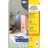 Opakowanie: Avery Zweckform Kwadratowe Etykiety, Artykuł: L7121-25, Format: 45 x 45 mm, Druk: Inkjet, laser czarno-biały, kolorowy laser, Zawartość: 500 etykiet / 25 arkuszy, 20 etykiet/arkusz.