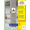 Opakowanie: Avery Zweckform Silnie przywierające etykiety papierowe, Artykuł: L7875-20, Format: 105 x 48 mm, Do drukarek: Inkjet, Laser czarno-biały, Laser kolorowy, Zawartość: 240 etykiet / 20 arkuszy, 12 etykiet/arkusz.