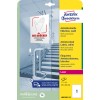 Opakowanie: Avery Zweckform Etykiety Antymikrobowe, Artykuł: L8001REV-10, Format: 210 x 297 mm, Druk: laser czarno-biały, kolorowy laser, Zawartość: 10 etykiet / 10 arkuszy, 1 etykieta/arkusz?