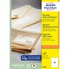 Opakowanie: Avery Zweckform Recycling Universalne Etykiety, Artykuł: LR3483, Format: 105 x 148 mm, Nadający się do druku: Inkjet, Laser czarno-biały, Kolorowy laser, Zawartość: 400 etykiet / 100 arkuszy, 4 etykiety na arkusz.