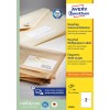 Opakowanie: Avery Zweckform Recycling Universal-Etiketten, Artykuł: LR3655, Format: 210 x 148 mm, Nadaje się do druku: Inkjet, Laser czarno-biały, Kolorowy laser, Zawartość: 200 etykiet / 100 arkuszy, 2 etykiety/arkusz.