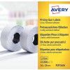 Opakowanie: Etykiety Avery Zweckform, Artykuł: PLP1626, Format: 26 x 16 mm, Zawartość: 12.000 etykiet / 10 rolek, 1.200 etykiet/rolka.