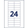 Rysunek sztancy arkusz pojedynczy A4, Artykuł: POL20MA66-20DR, Identyfikatory, Format: 68 x 22 mm.